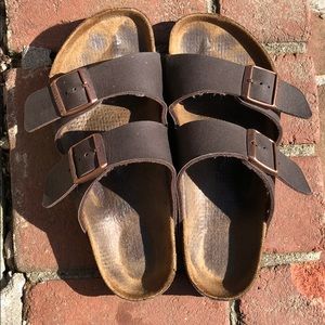 Brown Vegan Birkenstocks